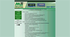 Desktop Screenshot of metrol.pl