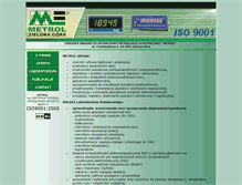 Tablet Screenshot of metrol.pl